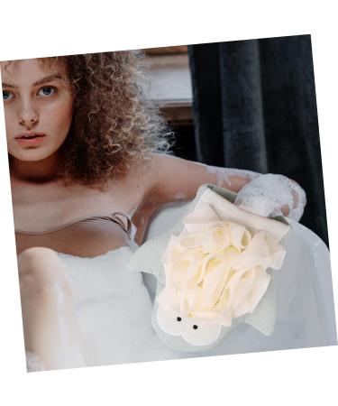 Adult Double-Sided Cartoon Bath Flower Wipes & Scrubbing Gloves - Cute Bath Products for Gentle Skin Cleaning - Buy Online on GoSupps.com