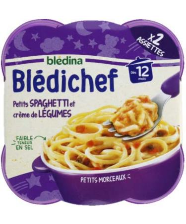 Bl dina Small Spaghetti and Vegetable Cream 12 Months + 2 Plates 230 g