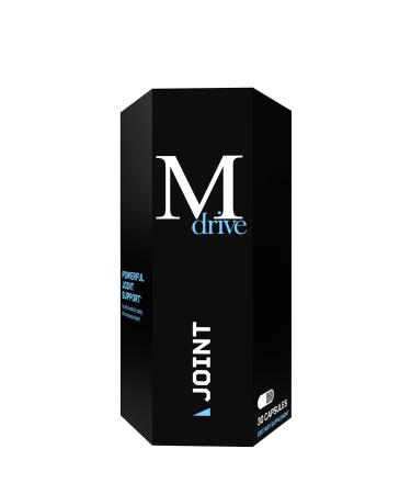 Mdrive Joint Health Supplement - Supports Healthy Joint Function Flexibility Comfort and Mobility - Featuring UC-II Collagen Turmeric Curcumin & Sodium Hyaluronate (from Hyaluronic Acid) 30ct