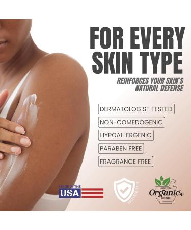 Alozera Vitamin C Body Lotion with Ceramides & Stem Cells Anti-Aging Moisturizing Body Cream for Noticeably Brightening & Visibly Even Skin Tone Lightweight Fragrance Free 16.9 oz 2 Pack - Buy Online on GoSupps.com