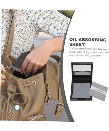 Ipetboom 1 Set Sheets Powder Puff Mirrors Facial Oil Cleaning Paper Absorbing Tool Face Cleaning Oil Paper Oil Blotting Paper Oil-Absorbing Paper Oil Control Tissue Paper - Buy Online on GoSupps.com