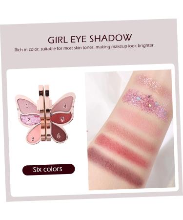 FRCOLOR 1pc Eyeshadow Palette Shimmer Blush Matt Makeup Blusher Cosmetic Eyeshadow Plate Supplies Lucky Girl 1 count (Pack of 1) As Shown 4 - Buy Online on GoSupps.com