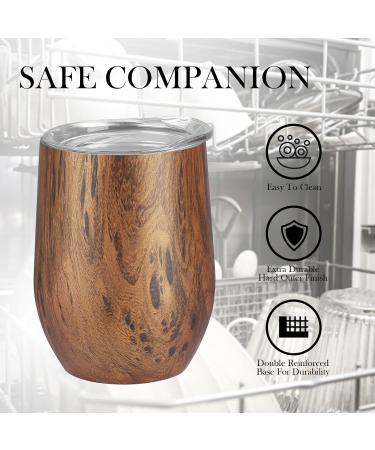 Telanks Modern 340 ML Yerba Mate Becher | 18/8 Stainless Steel Tea Cup with BPA-Free Lid & Cleaning Brush - Buy Online on GoSupps.com