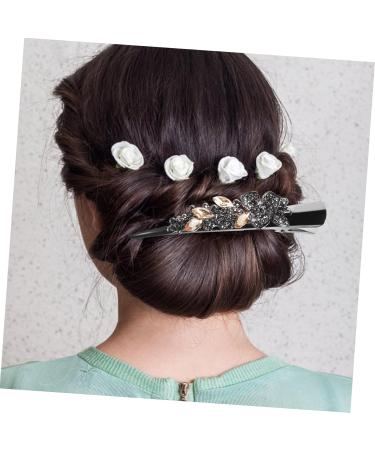 minkissy Hair Clips for Girls Hair Jewelry Girls Hair Accessories Vintage Hair Accessories Prom Hair Clips Hair Clips for Women Hair Clips Decoration Back of Head Metal Miss Crystal - Buy Online on GoSupps.com