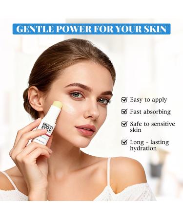 Retinol Multi Stick for Face Neck & Lips with Hyaluronic acid & Vitamin B5 for Anti-Aging Moisturizing & Firming Smooth Fine Lines Wrinkles Hydrate Skin for Women and Men 0.35oz - Buy Online on GoSupps.com