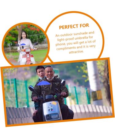 Hapinary Waterproof Bike Cell Phone Umbrella | 2-Piece Raincase for Mobile Protection - Buy Online on GoSupps.com