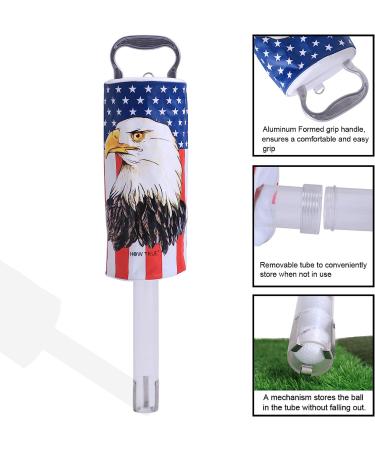 True Golf Ball Retriever Shag Bag | Holds 70 Balls | 29.3 Aluminum Handle | Detachable Collector Bag | Golf Ball Picker Upper | Men Women - Buy Online on GoSupps.com
