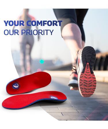 Pure Stride Professional Full Length Orthotics - Metatarsal & Arch Support for Plantar Fasciitis - Men's 6-6.5 / Women's 8-8.5 - 1 Pair - Buy Online on GoSupps.com
