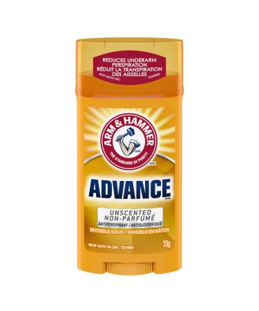 Arm & Hammer Ultramax Solid Invisible Unscented AntiPerspirant Deodorant White.