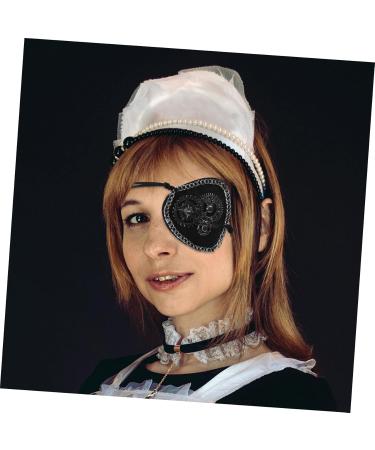 Opening the KOMBIUDA Store KOMBIUDA Novelty Eye Mask Eye Mask Decoration Single Eye Cosplay Eye Cosplay Eye Cover Pirate Theme Eye Patch Eye Mask For Party Leather Eye Patch Black PU - Buy Online on GoSupps.com
