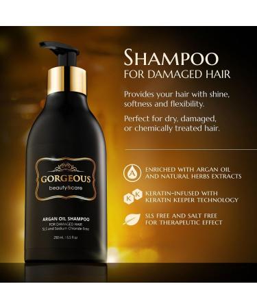 Deep Shine Smooth Keratin Care Smoothing Shampoo Repair & Restore Shampoo 8.5 oz - Buy Online on GoSupps.com