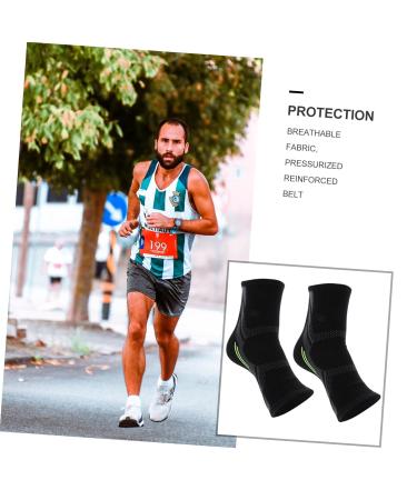 Toddmomy Ankle Protection Sleeve | Best Ankle Support & Stabilizer for Injury Relief | Lightweight Nylon Ankle Brace for Sprains | Fitness Gear in Black - Buy Online on GoSupps.com