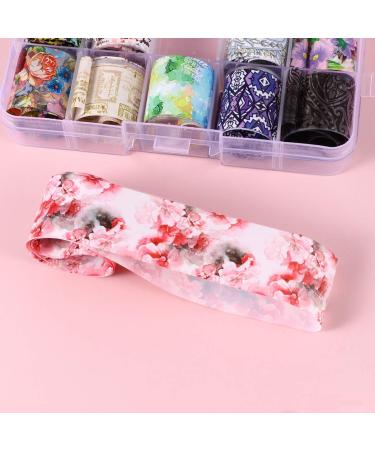 1 Nail Stickers Nail Art Decals Flower Stickers Flower Nail Decorations Applique Sixtieth Miss Boxed - Buy Online on GoSupps.com
