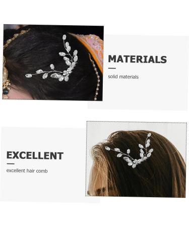 DOITOOL Hair Comb Small Side Comb Tiara Bride Hair Zinc Alloy Little Plum Blossom Hair Side Comb - Buy Online on GoSupps.com