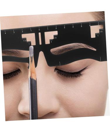 Ipetboom 8 Pcs Eyebrow Ruler Eyebrow Card Makeup Tools Eyebrow Shaping Tool Eyebrow Trimming Artifact 16.5X5X0.1CMx4pcs Blackx4pcs - Buy Online on GoSupps.com