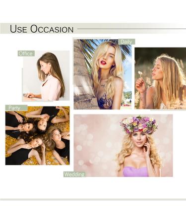 Buy Sego 50cm Secret Hair Extensions - Invisible Wire Wavy Light Brown & Ashblond for Natural Look - Buy Online on GoSupps.com