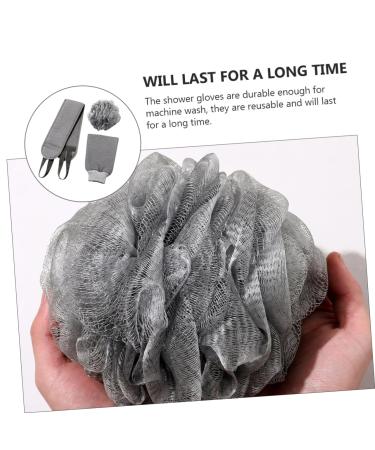 Buy Balacoo Men's Bath Set - 3 Sets Exfoliating Sponge Pad Shower Towel & Scrubber - Spa Accessories for Healthy Cleanse - International Shipping Available - Buy Online on GoSupps.com