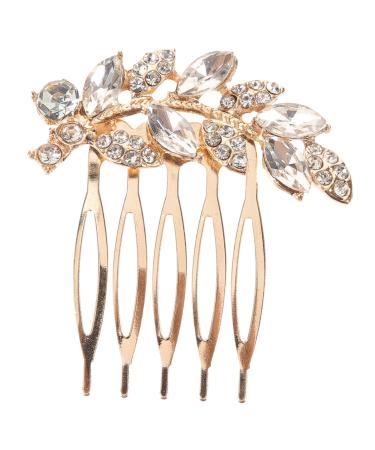 Didiseaon small hair accessories small willow leaves bride hair accessories issue card wedding hair accessories for brides girl women's bridal headpiece hair comb for wedding