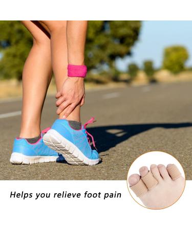 12 Pcs Gel-Lined Toe Sleeves for Corn and Callus Relief - Toe Cushion Protectors - Buy Online on GoSupps.com