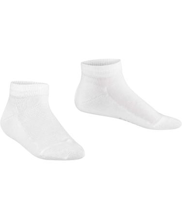 FALKE Kids Family Trainer Socks - Sustainable Cotton - Black Grey - Thin Ankle Socks for Boys and Girls - 1 Pair 19-22 White - Buy Online on GoSupps.com