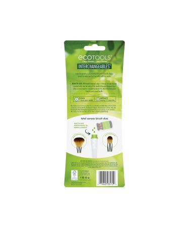 ECO TOOLS Total Senses Foundation Brush Duo - Aromatherapy Makeup Brushes for Flawless Skin | Eco-Friendly Beauty Tools - Buy Online on GoSupps.com