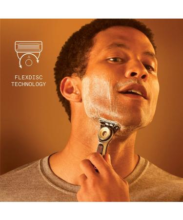 Gillette Heated Razor for Men Starter Shave Kit | 1 Handle, 2 Blade Refills, Charging Dock - Buy Online on GoSupps.com