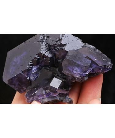 158g Natural Blue Purple Fluorite Quartz Crystal Cluster Specimen ningxiao - Buy Online on GoSupps.com