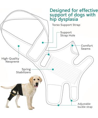 Dog Knee Brace for Torn Knee Brace for Dogs Dog Knee Braces for Back Leg ACL Hind Leg Adjustable Dog Acl Knee Brace Support for Large and Small Dogs with ACL CCL Cruciate Ligament Injuries - Buy Online on GoSupps.com