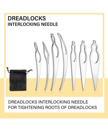8-Piece Dreadlocks Tool Set for Sisterlocks & Extensions - Hair Locking & Tightening Accessories for Christmas Braids (Silver) - Buy Online on GoSupps.com