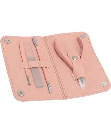 Manicure Tool Set Stainless Nail Clippers Safe for Travel (Pink) - Buy Online on GoSupps.com