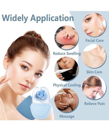 Buy Hianjoo Ice Roller - Best Face & Eye Ice Massage Device | Reduce Swelling Relax with Silicone Ice Cream Scooter - Blue - Buy Online on GoSupps.com