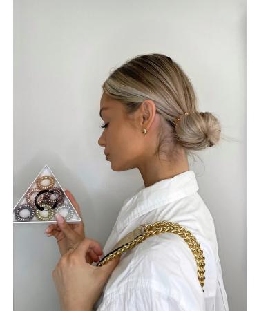 Crazy Bobble Premium Spiral Hair Bands - Gold 12 Pack | Telephone Wire Ponytail Holders - Buy Online on GoSupps.com