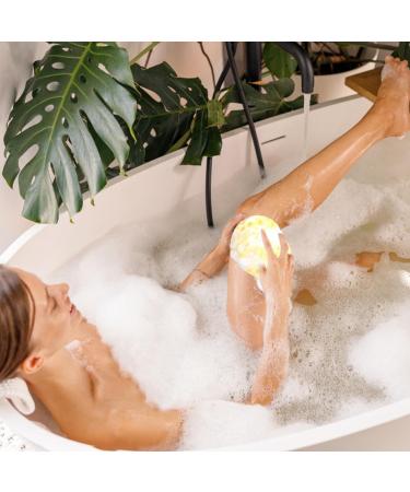 3 PCS ponges de Bain pour Corps ponge de Bain Exfoliante de Nid d'abeille ponges de Douche avec Corde ponge de Nettoyage de Corps Douce ponge de Massage Corporel pour Adultes Enfants (Jaune) - Buy Online on GoSupps.com