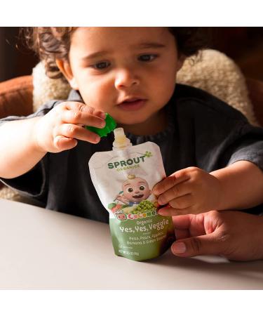 CoComelon Sprout Organic Baby Food Toddler Pouches - Veggie, Fruits, Grains 3.5 Oz (Pack of 12) - Buy Online on GoSupps.com