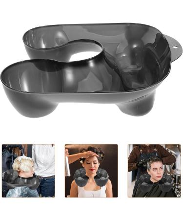 Housoutil Plateau de Nuque pour Coloration Capillaire en Plastique Noir Repose- paules Ergonomique pour Lavage et Permanente Accessoire Professionnel de Coiffure pour Salon et Usage - Buy Online on GoSupps.com