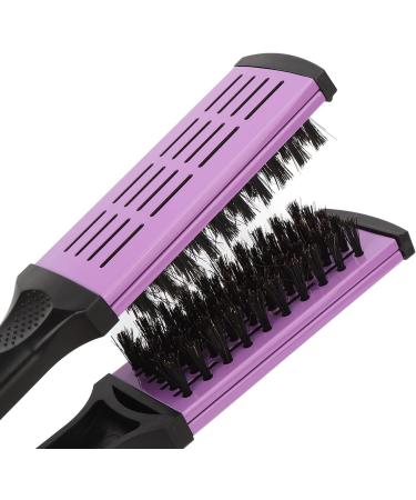 Straightening Comb Double Sided Brush Comb Clamp Prevent Static Splint Comb Hairdressing Tool for Smoothing and Straight Hair Styles Ergonomic Handle - Buy Online on GoSupps.com