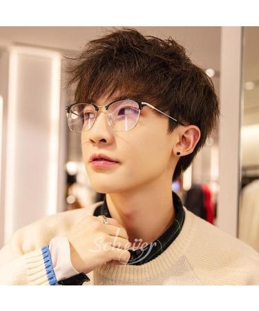 Buy Forki's Unisex Square Polygon Reading Glasses - Stylish Metal Frames for Short-Sightedness | International Shipping Available - Buy Online on GoSupps.com