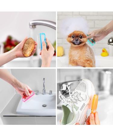 Larbois Handle Grip Nail Brush Hand Fingernail Brush Cleaner Scrubbing Kit Pedicure for Toes and Nails Men Women (5 Pack) (Color-5) Color-5-(5 Pack) - Buy Online on GoSupps.com