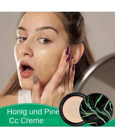  Gihioue Honey Pine CC Cream Air CC Cream Base Durable BB Cream Mushroom Head Waterproof Concealer - Buy Online on GoSupps.com