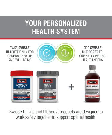 Swisse Hair Skin Nails Supplement - Vitamin C & Silica - 16.9 fl. oz. - Buy Online on GoSupps.com