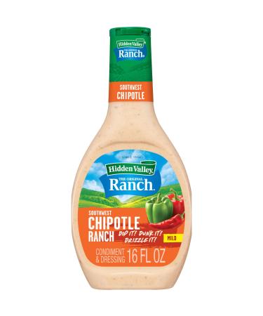 Hidden Valley Farmhouse Originals Salad Dressing & Dip - Southwest Chipotle - 16 oz