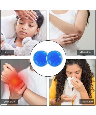 Gel Ice Packs Reusable | Reusable Ice Packs Small Ice Packs for Injuries Reusable for Eye Muscle Skin Care and Cool Down Shakven Blue 7cm - Buy Online on GoSupps.com