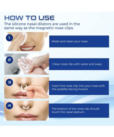 Lilivera Anti Snoring Devices - Silicone Magnetic Nose Clip (4 PCS) - Improve Sleep Quality - Buy Online on GoSupps.com