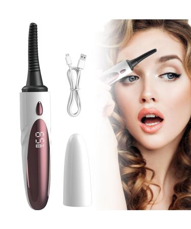 Buy Heated Eyelash Curler - 4 Temp Settings Anti-Scalding Rechargeable with LED Display - Perfect Gift for Girls & Women - Buy Online on GoSupps.com