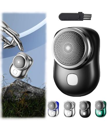 Londonatt Mini Electrical Shave Londonatt Mini Shaver Londonatt Razor Mini-Shave Portable Electric Shaver Pocket Size Portable Shaver Wet and Dry Mens Razor USB Rechargeable (B)