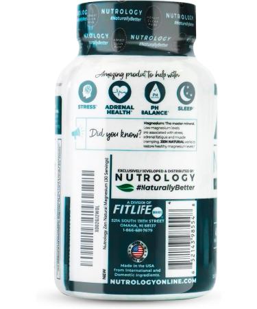Nutrology TRIPACT Protein Powder 7-in-1 Meal Replacement Shake Vanilla Latte Cinnamon Flavor (20 Servings) Zen Natural Magnesium Supplement (30 Servings) - Buy Online on GoSupps.com