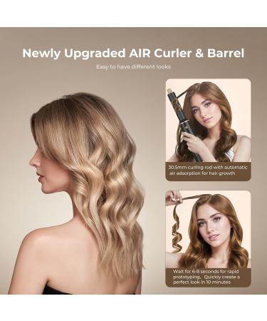 5 in 1 Blow Dryer Brush - Hot Air Brush for Curling & Straightening | Detachable Hair Styling Tool with Negative Ion Technology - Buy Online on GoSupps.com