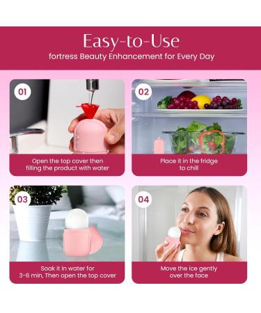 Buy Ice Face Roller Massager - Reusable Silicone Mold for Natural Skin Care De-Puffing Eye Bags & Reducing Migraine Pain | International Shipping Available - Buy Online on GoSupps.com