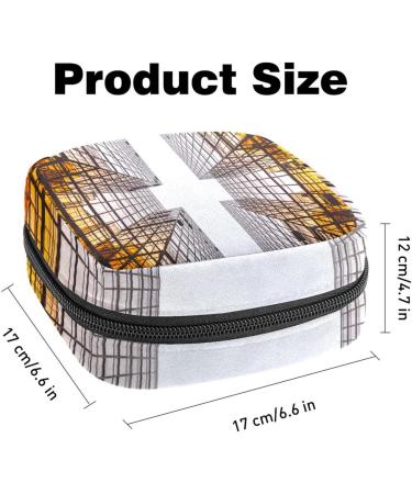 Portable Sanitary Napkin Storage Bag - Menstrual Cup Pocket with Zipper for Teens & Women - Buy Online on GoSupps.com