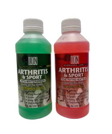 Bundle (2 Items) Dr. Fred Summit Arthritis & Sport / Wintergreen / Penetrating Heat Rub by Dr. Fred Summit